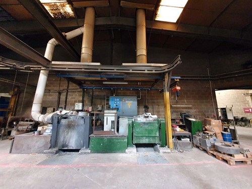 Induction furnace INDUCTOTHERM, 500 kg, 400 kW